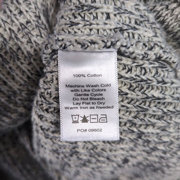 32 Bar Blues Men’s XL Gray Knit Crewneck Sweater 100% Cotton Fishermen Chunky - Picture 6 of 7